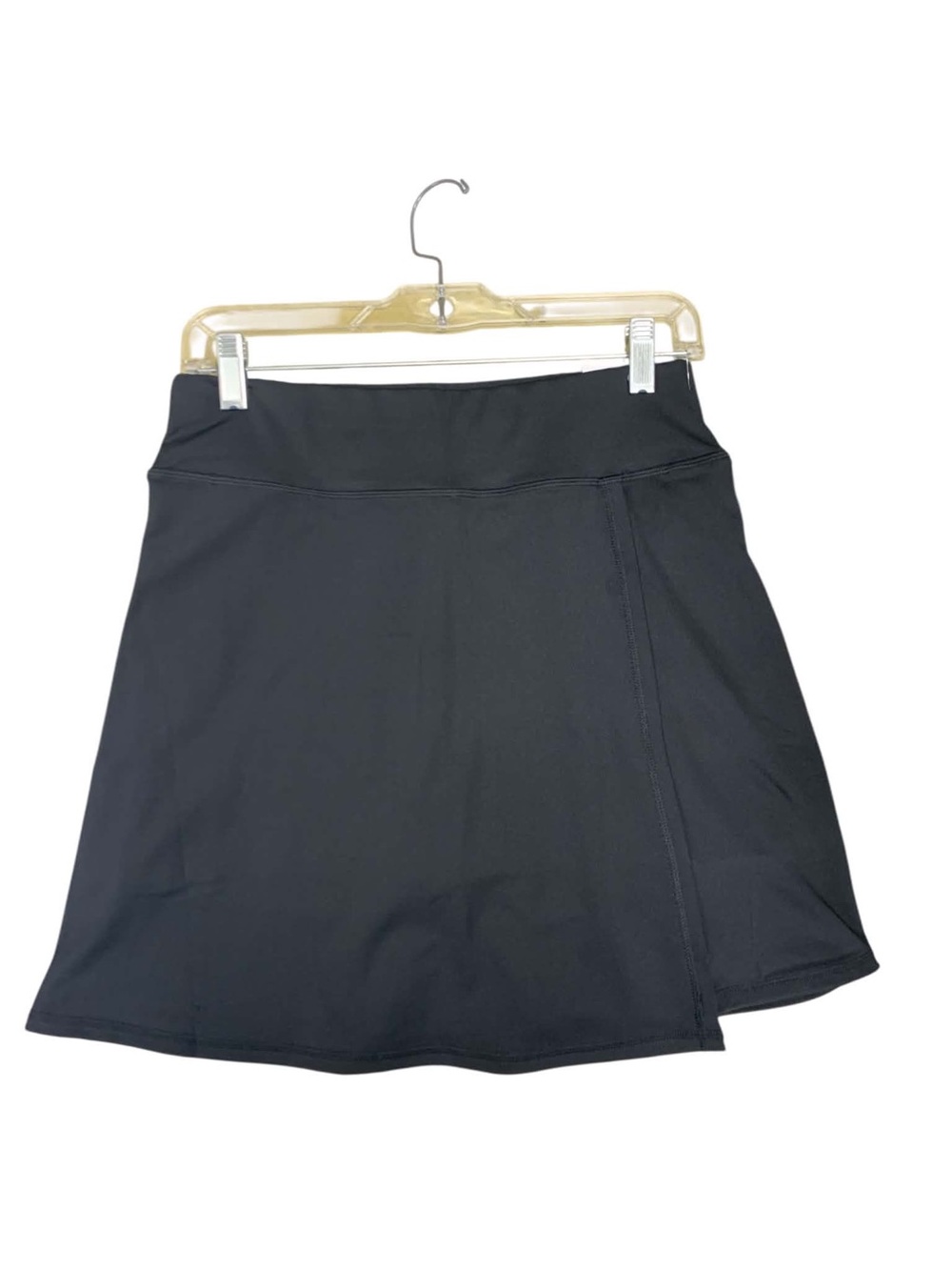 Level Up Classic Black Active Skort with Clean A-Line Size L